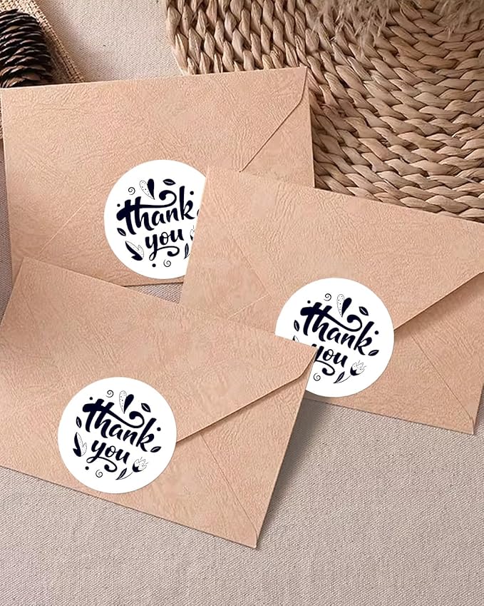 2 inch Round Thermal Labels, Thermal Printer Labels Sticker use for Barcode, Shipping, Customized, Circle Direct Thermal Stickers 600 PCS/1 Roll, White-DeskLoop Office