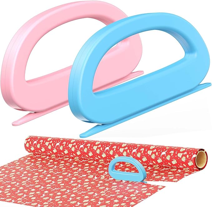 Dual Ended Wrapping Paper Cutter 2-Pack, Sliding Gift Wrap Cutter by HMMHYY