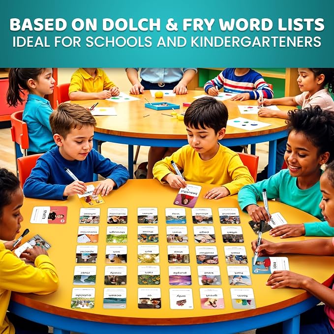 QUOKKA 520 Sight Words Flash Cards - Image 5
