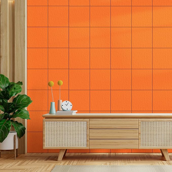 MaxGear Felt Bulletin Board 48" x 36", 12 Pack 11.8" x 11.8" Wall Panels - Image 7