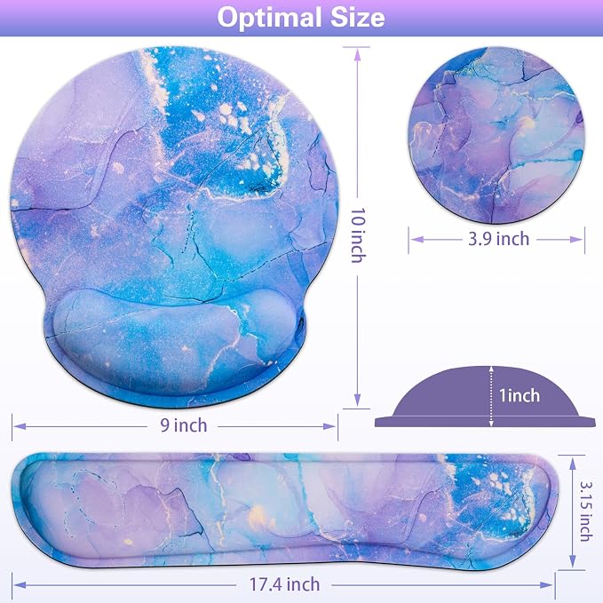 Mouse Pad Purple, Mouse Pad - Image 6