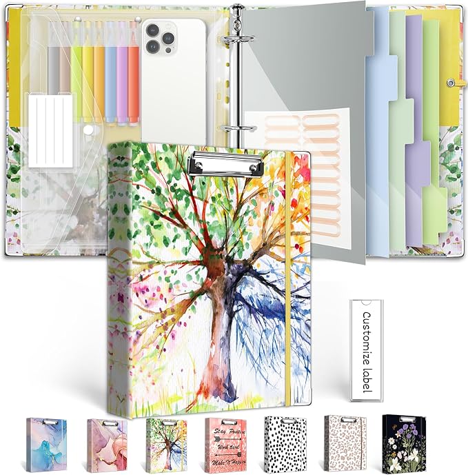 1 Inch 3 Ring Binder Organizer, Three Ring Binder by BVSSX