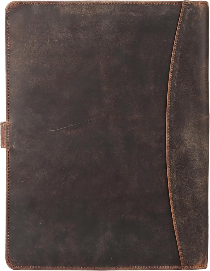 KomalC Leather Portfolio Folder - Image 4