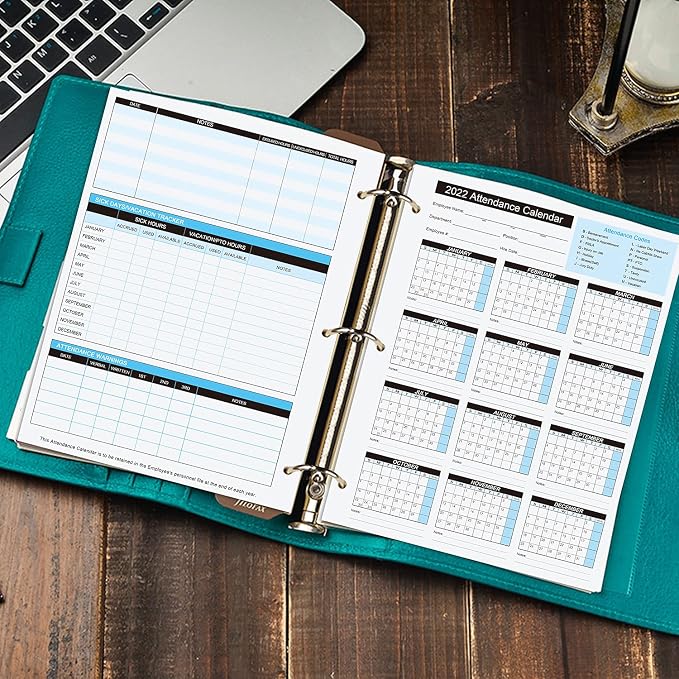 2026 Attendance Calendar Work Tracker Attendance Calendar Cards - Image 5