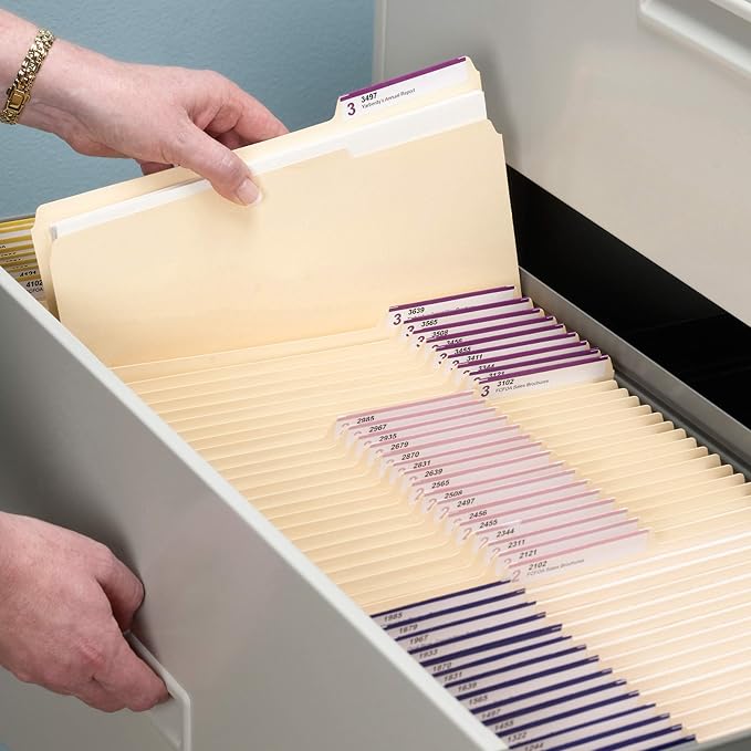 Smead File Folder, 1/3-Cut Tab, Letter Size, 100 Per Box - Image 7