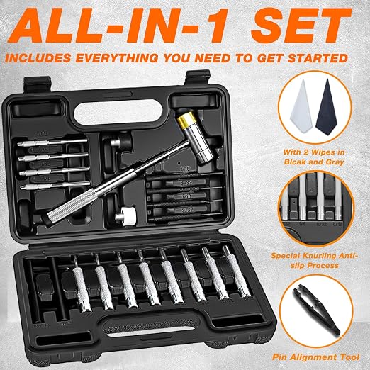 BESTNULE Punch Set, Pin Punches, Punch Tool, Roll Pin Punch Set, Made of High - Image 3