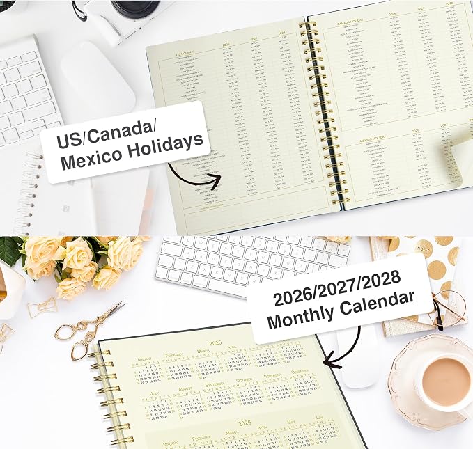 AuroPlanner Undated Daily Planner To Do List Hourly Schedule 2028 2027 2026 - Image 6