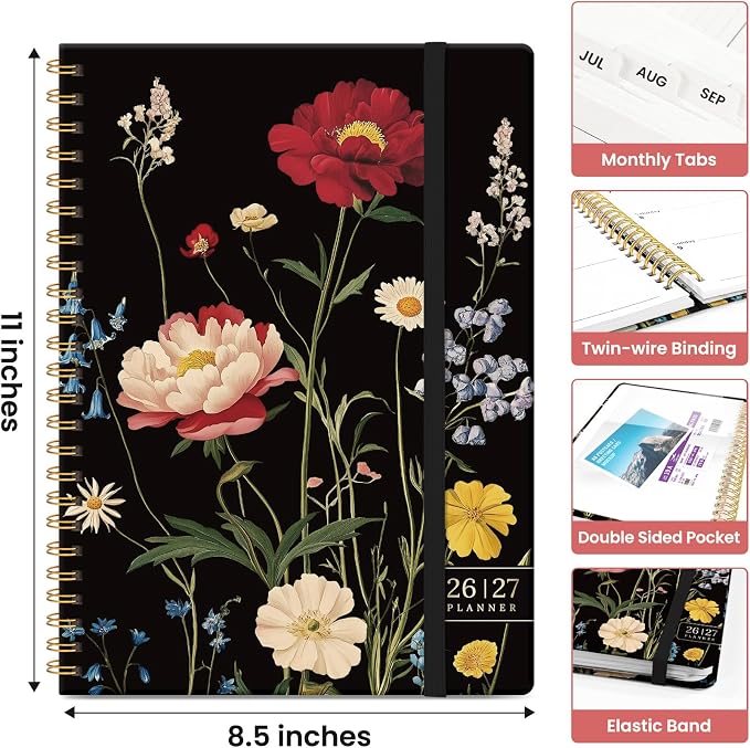 Planner 2026-2027, Academic Monthly and Weekly Calendar Planner - Image 4