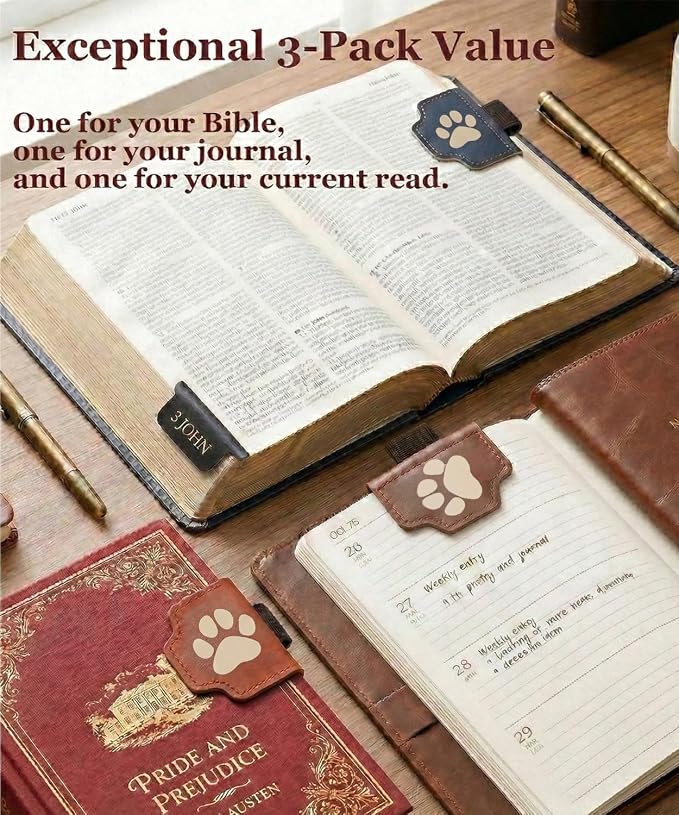 Tiizze Magnetic Leather Bookmarks - Image 5