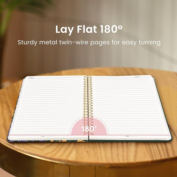 Taja Lined Spiral Journal Notebook - Image 4