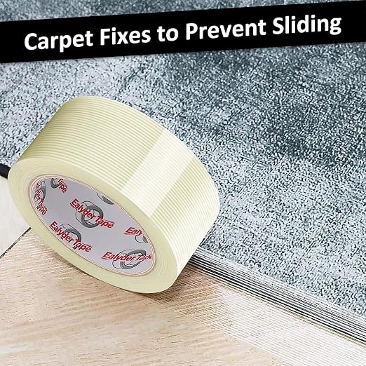 Ealyder Tape 2 Inch x 30 Yards Transparent Reinforced Fiberglass Tape – 5.5 Mil - Image 4