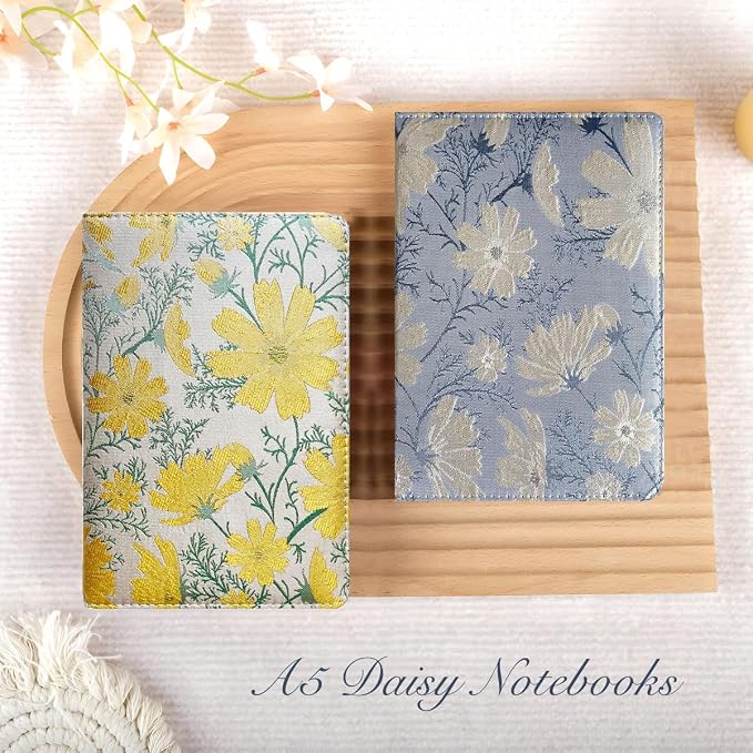 ipoul Beautiful Journal for Women, Daisy Flower, Lined Pages, Personal Notebook - Image 8