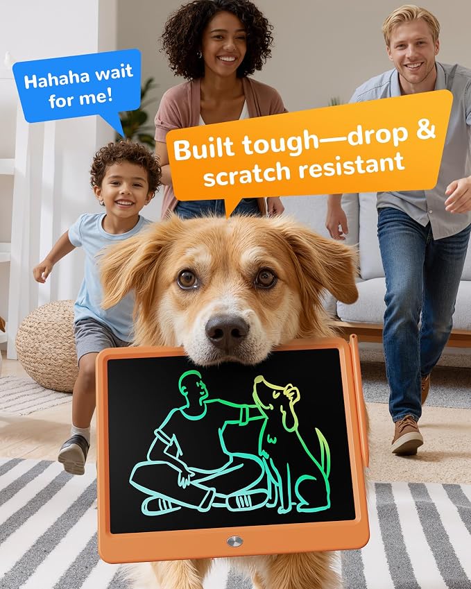 KOKODI LCD Writing Tablet, 12 Inch Colorful Toddler Doodle Board Drawing Tablet - Image 8