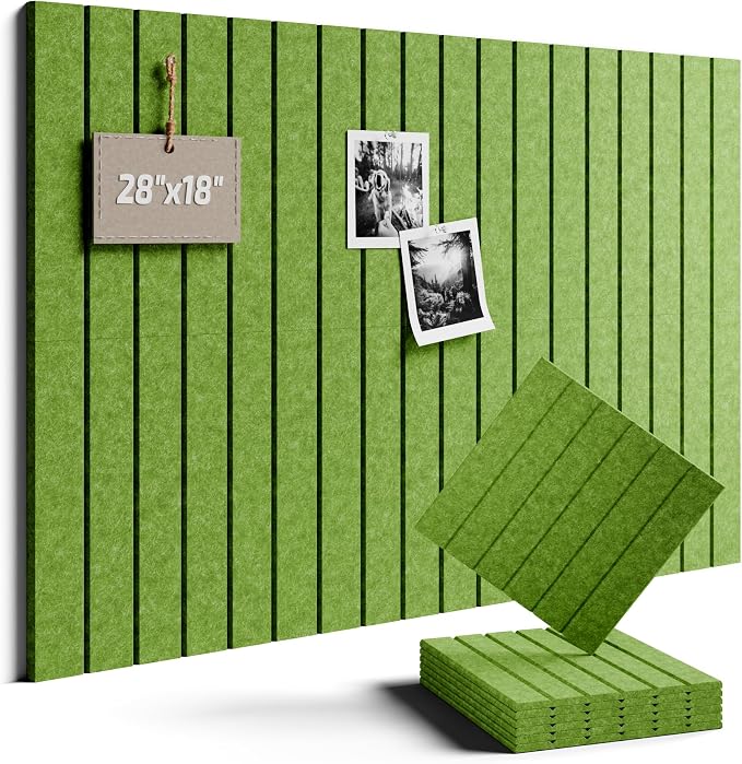Felt Bulletin Board Tiles -28"x18" by FLUXYNARA