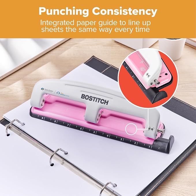 PaperPro inCOURAGE 12 Reduced Effort 3-Hole Punch, 12 Sheets - Image 5