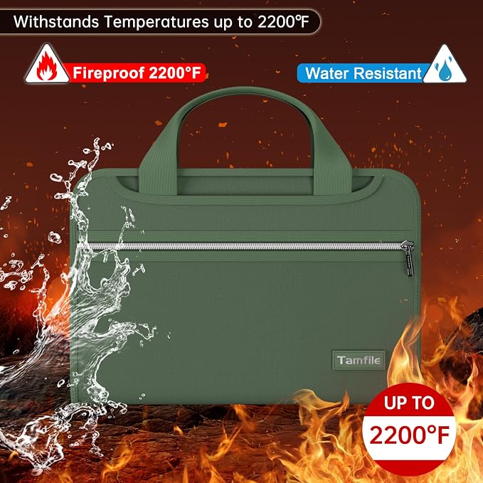Tamfile Fireproof Accordion File Organizer - Image 2