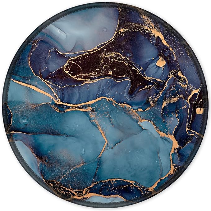 ITNRSIIET Round Mouse Pad with Stitched Edge Premium-Textured Waterproof by +ITNRSIIET