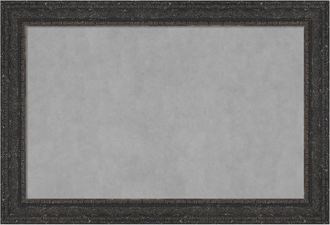 Amanti Art Black Framed Magnetic Board 25x37 Large Vision Board by AmantiArt