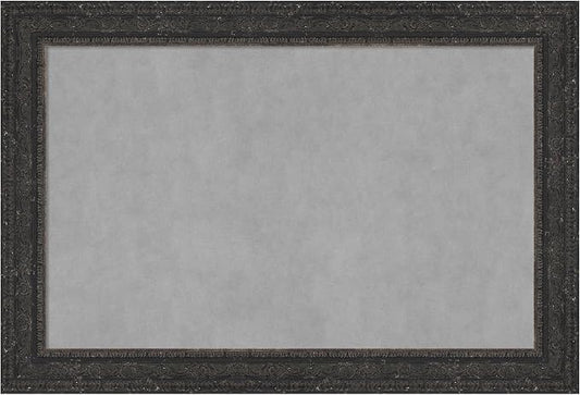 Amanti Art Black Framed Magnetic Board 25x37 Large Vision Board by AmantiArt