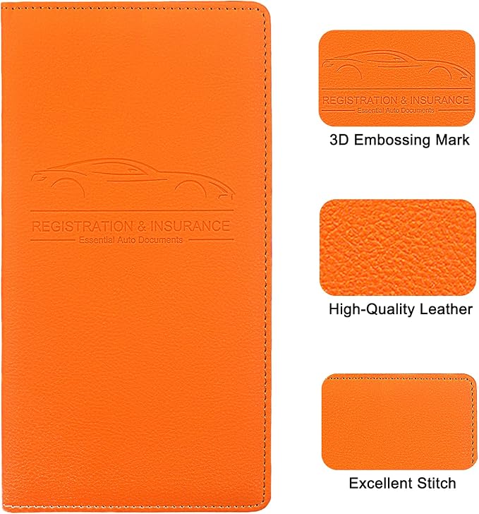 LumiMokki Premium Car Registration & Insurance Card Holder - Image 5