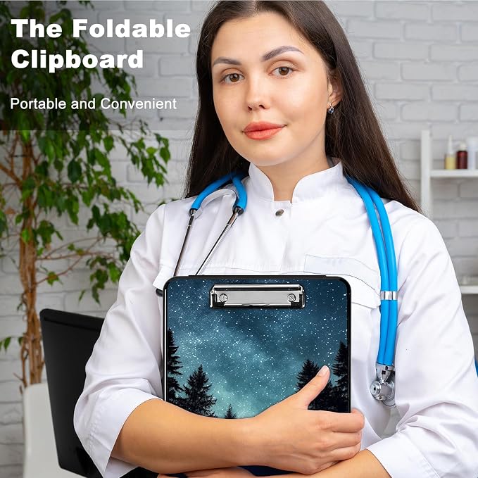 Clipboard with Storage, Plastic Storage Clipboard with Low Profile Clip - Image 5