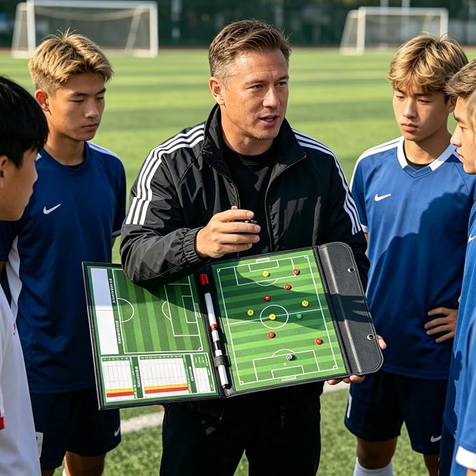 Soccer Coaching Board Magnetic Double Sided Dry Erase Soccer Tactics Board - Image 3