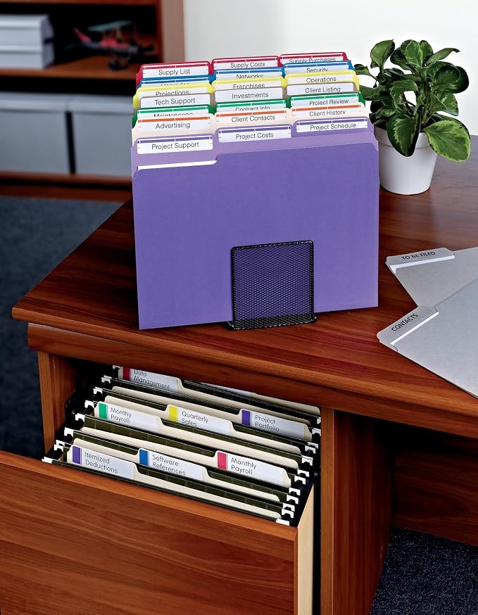 Avery TrueBlock Extra Large File Folder Labels, 15/16" x 3-7/16", 450 Printable - Image 7