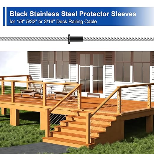 BLIKA 50 Pack Black Stainless Steel Protector Sleeves - Image 6