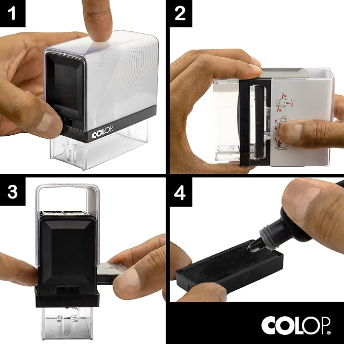 COLOP XXL Size Self Inking Custom Signature Stamp - Image 6