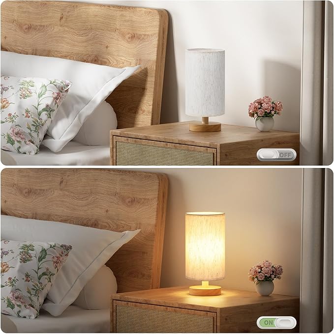 Fenmzee Small Table Lamp for Bedroom - Image 4