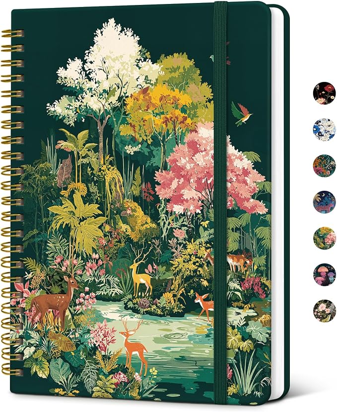 Taja Lined Spiral Notebook Journal by Taja