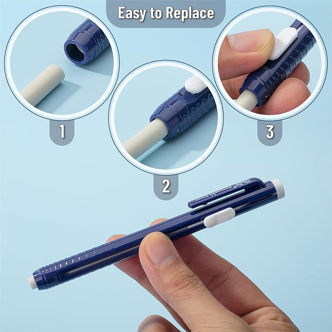 Mr. Pen- Retractable Mechanical Eraser Pens, 24 Pack, Sketching & Drafting - Image 5