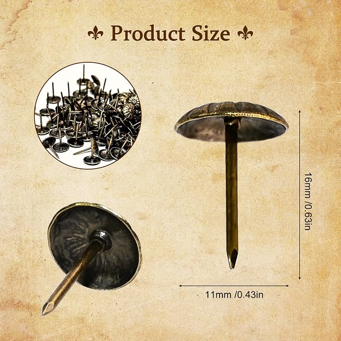 200PCS Antique Upholstery Tacks - Image 2
