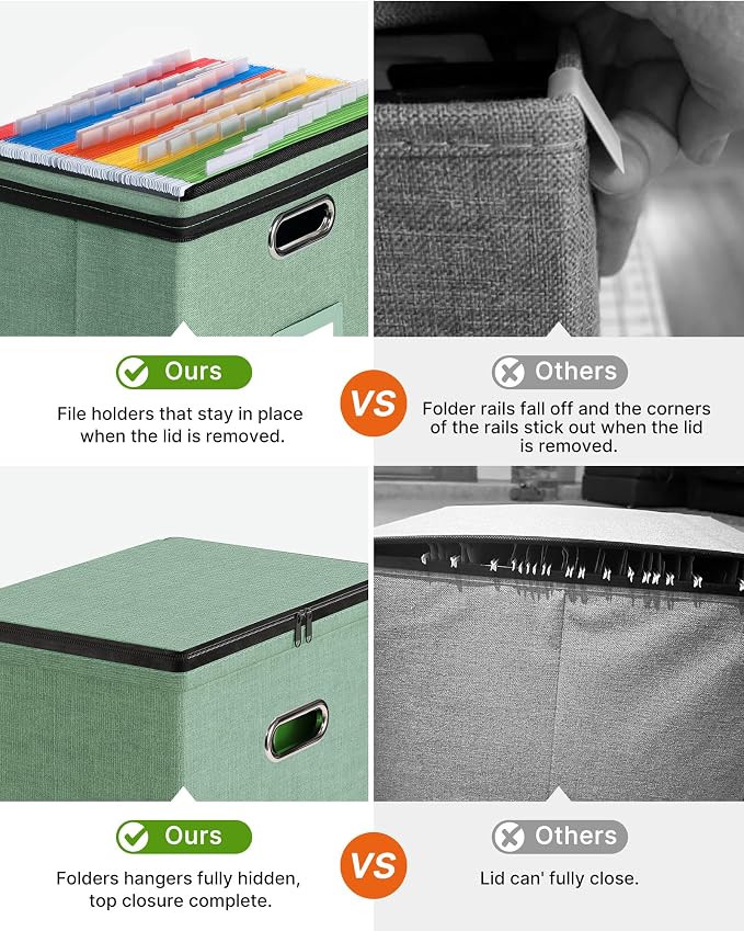 Oterri 2 Pack File Organizer Boxes - Image 4