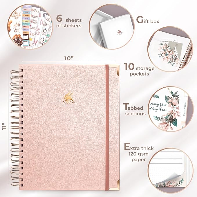 Clever Fox Wedding Planner – Notebook Organizer - Image 6