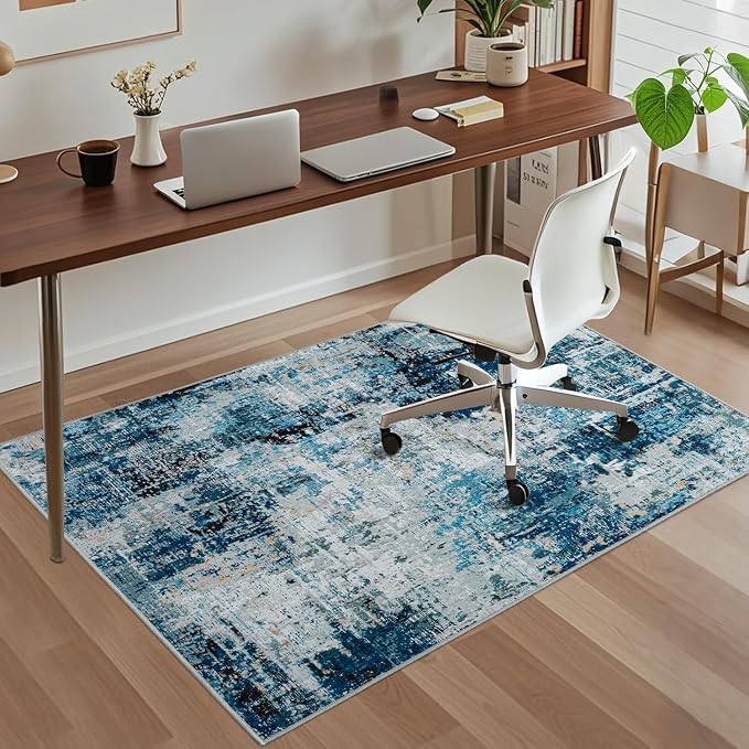 Office Chair Mat for Hardwood Floor, Machine Wash by CHAKME