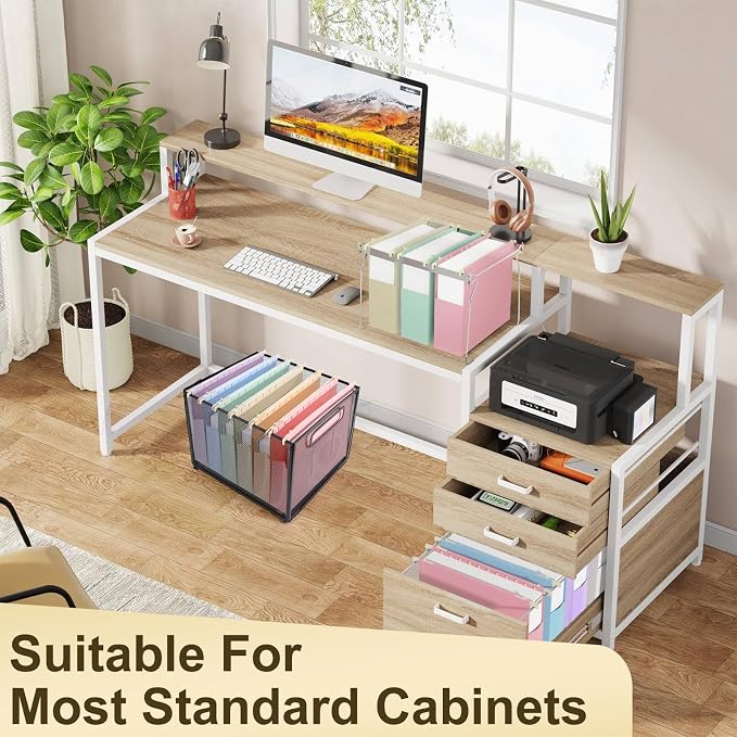 Plastic Hanging File Folders Letter Size, 6 Pack Extra 2 Inch Capacity Hanging - Image 5