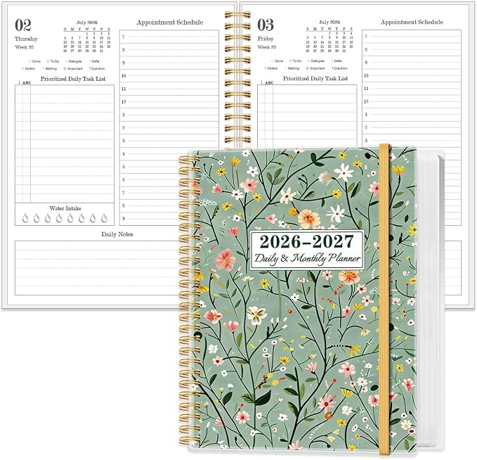 Daily Planner 2026-2027 by Qzyoneei