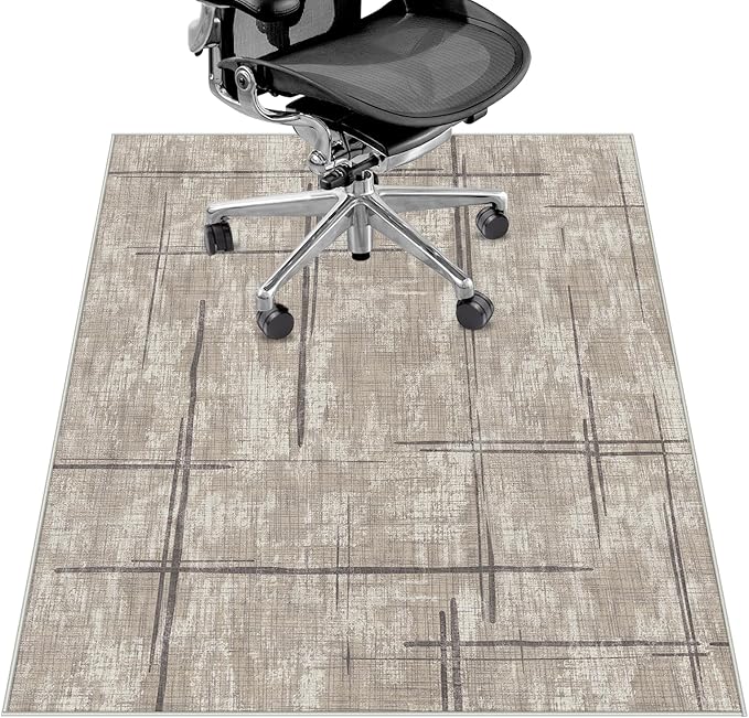 Office Chair Mat for Hardwood Floor&Tile Floor, Under Desk Rug for Rolling by LreedyMat