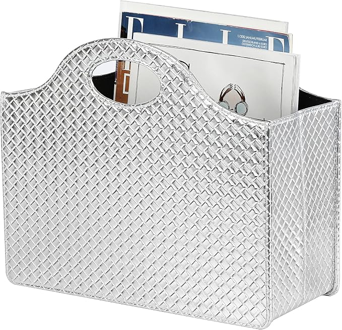 HofferRuffer Magazine Basket Holder, Foldable Magazine Rack, Document File by HofferRuffer