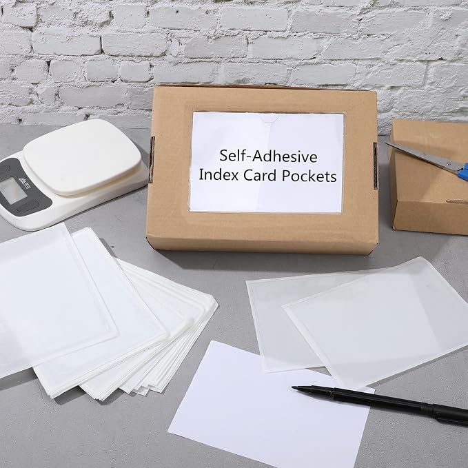 Chinco 30 Pcs Self Adhesive Pockets, Bin Labels - Image 5