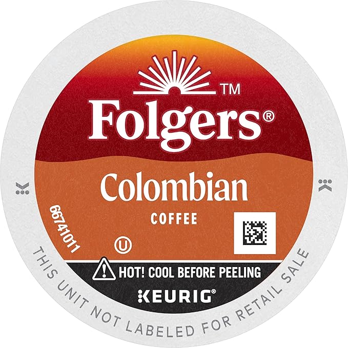 Folgers Colombian Medium Roast Coffee, 128 Keurig K-Cup Pods-DeskLoop Office