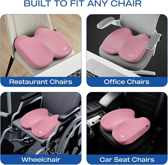 Skechers Seat Cushion, Ergonomic Memory Foam Cushion - Image 7