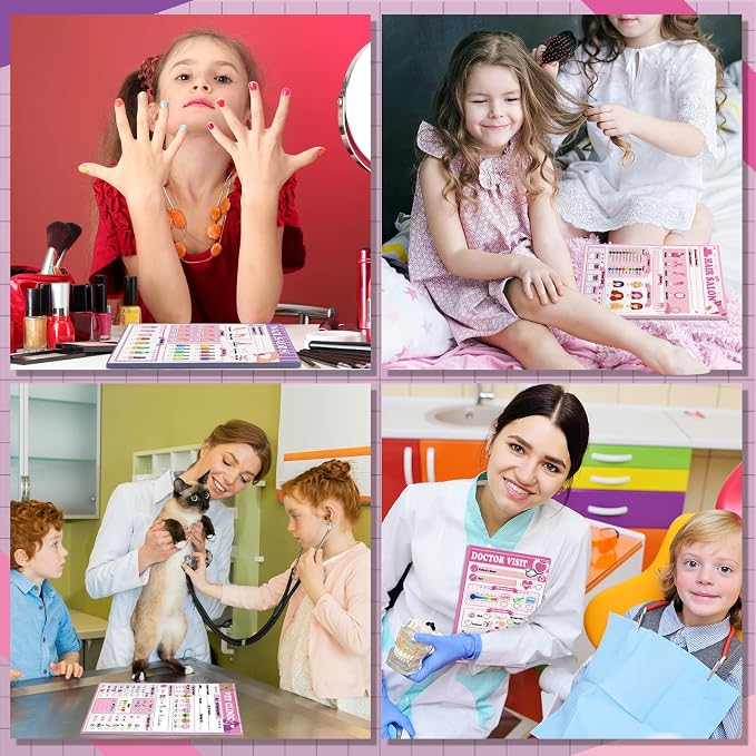 Eaasty Kids Pretend Play Notepads 4 x 6 Inch Pads - Image 5