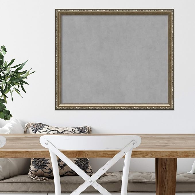 Amanti Art Silver Framed Magnetic Board 22x26 Medium Vision Board - Image 5