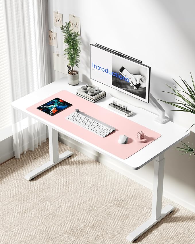 YSAGi Leather Desk Protector, Office Mat, Large Mouse Mat, Non-Slip PU Leather - Image 2