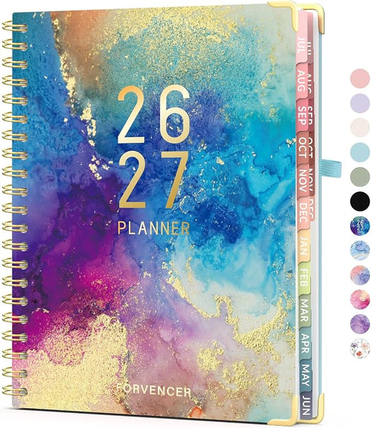 Jul 2026 - Dec 2027 Planner, Forvencer 18 Month Academic Planner 2026-2027 by Forvencer