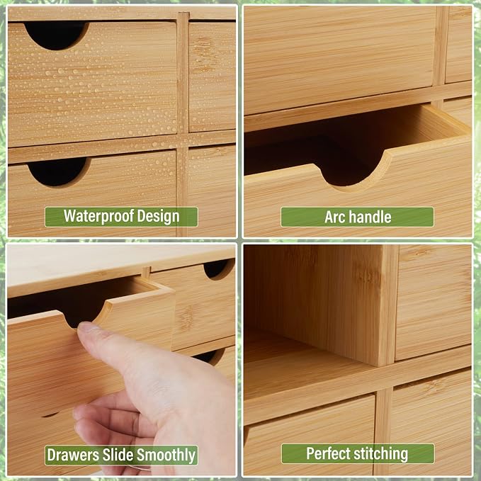 Charmewooden Bamboo Desk Organizer - Image 4