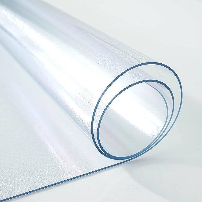 LovePads Frosted Table Cover Protector 42 x 86 Inch, 1.5mm Thick Plastic Table - Image 9