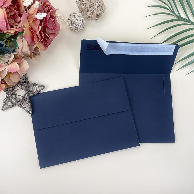 4x6 Blue Envelopes For Invitation, A6 envelope 4.75 x 6.5 inch, 4X6 Envelopes - Image 5